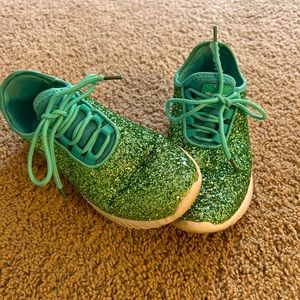 Southern Fried Chics glitter tennis shoes